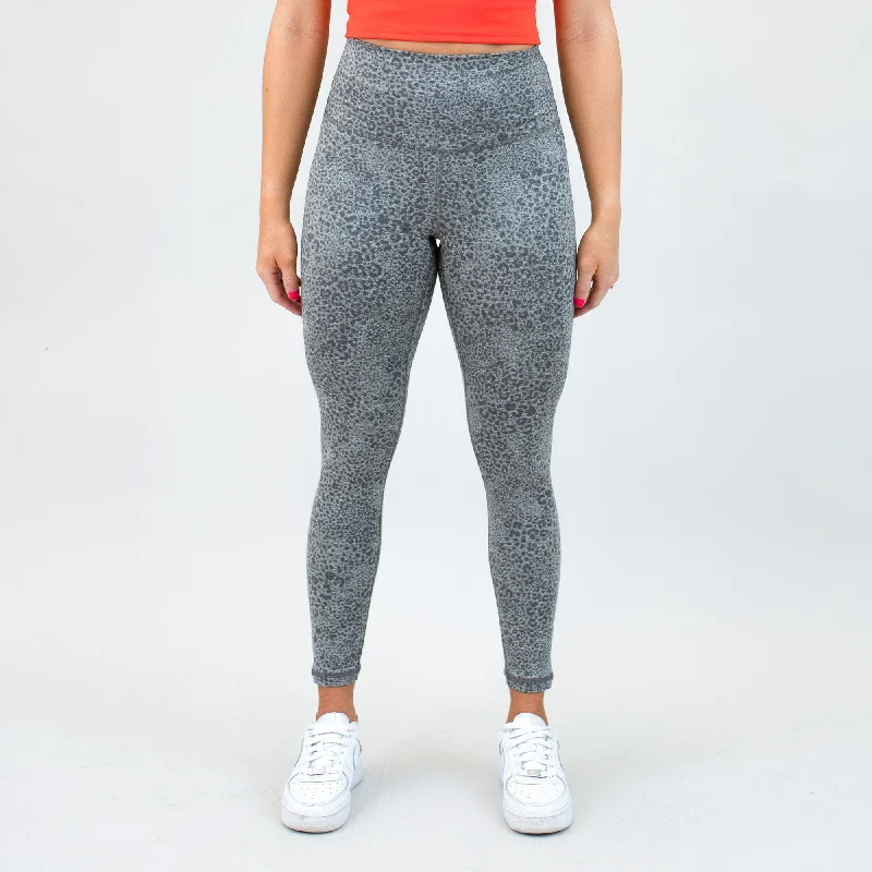 Women's Fleece - Lined Tight Trousers in Dark Blue for Warmth in Cold WeatherSuper High Legging - Higher Rise