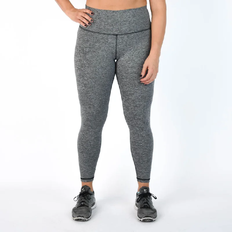 Women's Tight Trousers with Mesh Panels in Black for a Sexy and Modern AppearanceSuper High Legging - Higher Rise