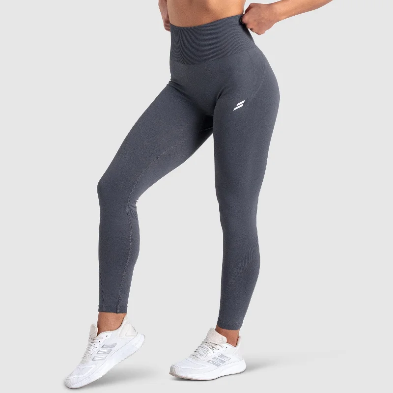 Women's High - Waisted Tight Trousers with Side Slits in Beige for a Trendy LookHyperflex 2 Leggings - Charcoal