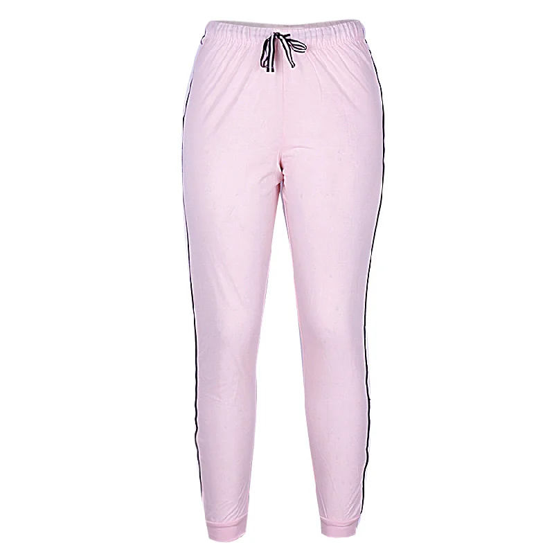 Plus Size Women's Sheer Tight Trousers in Nude for a Subtle and Stylish StatementPyjama Bottoms