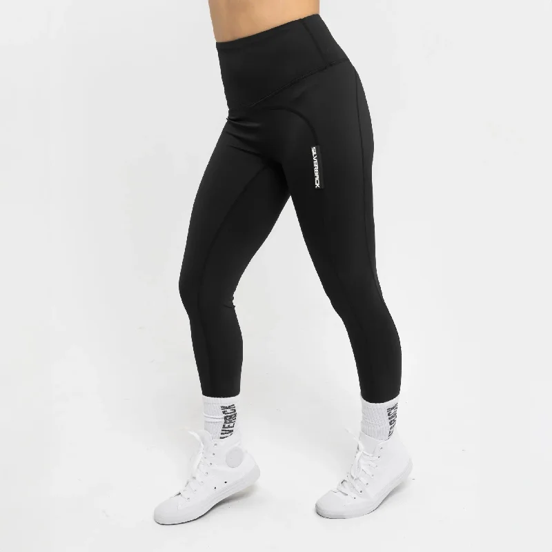 Women's Tight Trousers with Drawstring Waist in Khaki for a Relaxed and Adjustable FitUnstoppable Leggings Black