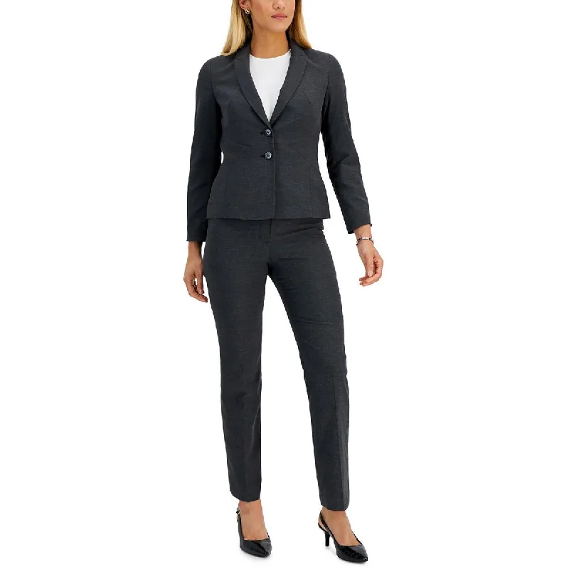 Plus Size Women's Embroidered Blazers in Floral Patterns for a Feminine TouchLe Suit Womens Petites Woven Seamed Two-Button Blazer