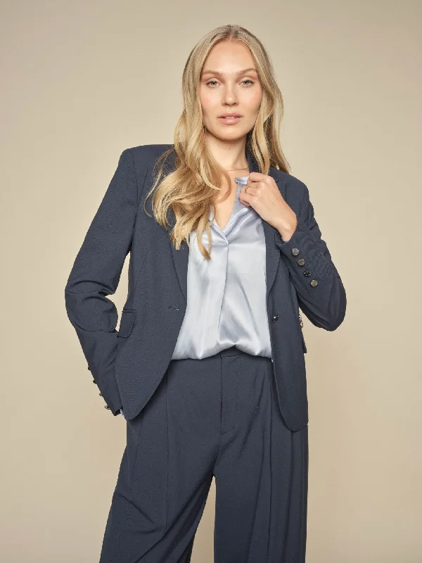 Women's Slim - Fit Blazers in Charcoal Gray for a Professional AppearanceMMBlake Piet Blazer