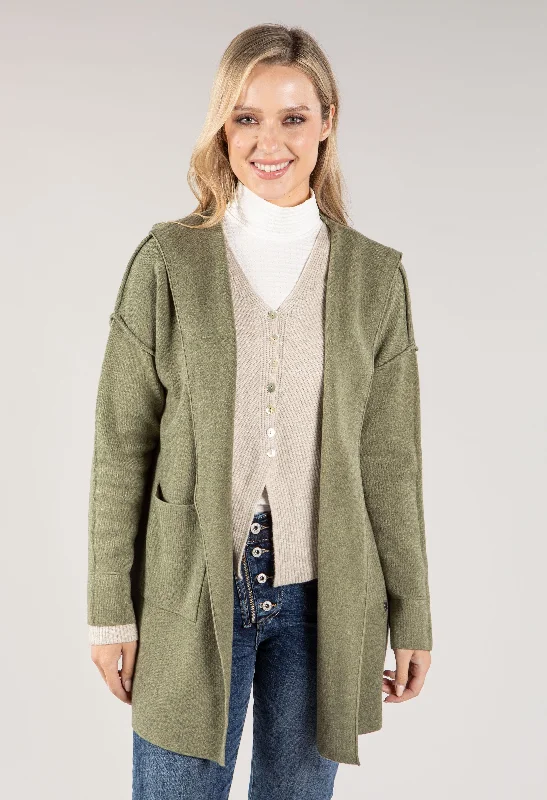 hooded women cardigan for added warmth and styleSoft Touch Hooded Cardi