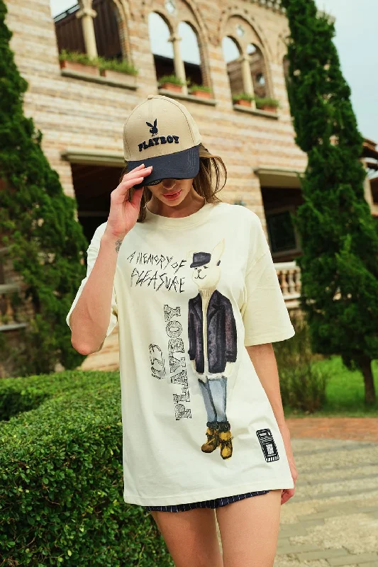 Organic Cotton Women T Shirt for Eco - Conscious Wearers1953 Playboy Memory Oversized T-shirt