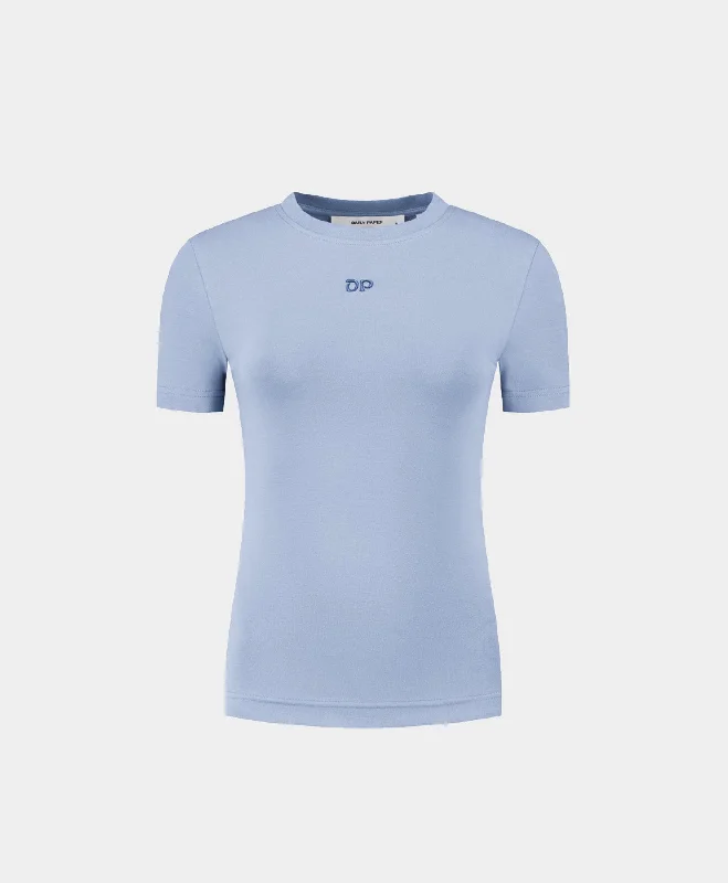 Muscle Women T Shirt for a Sporty and Casual LookCountry Blue Unit Fitted T-Shirt