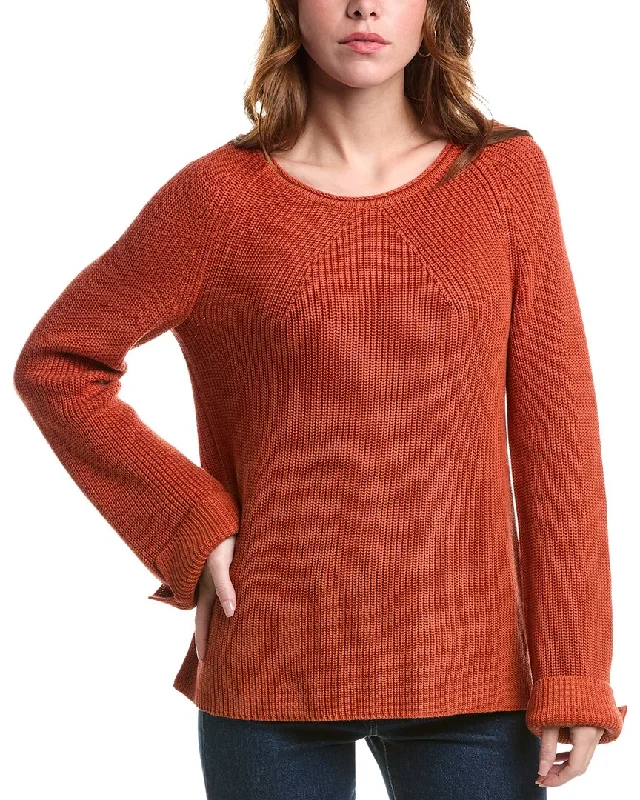 Empire Waist Women's Alpaca Wool Sweater Dresses in Earthy TonesEdinburgh Knitwear Fluted Shaker Knit Sweater