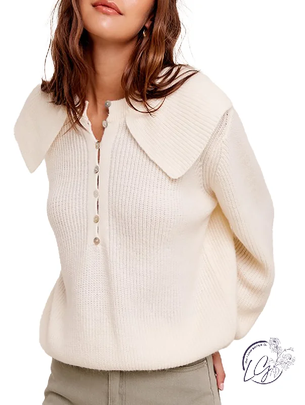 Open - Front Women's Cardigan - Style Mohair SweatersHere For Everything Ruffle Sweater