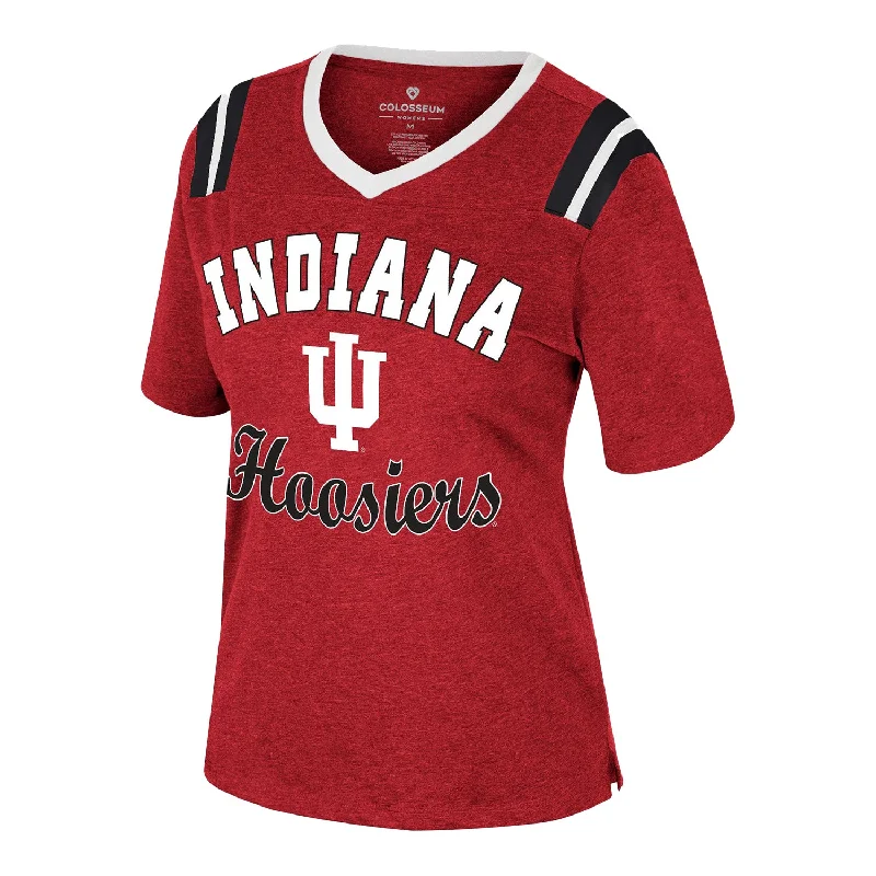 Pocketed Women T Shirt for Added FunctionalityLadies Indiana Hoosiers Garden State Crimson T-Shirt