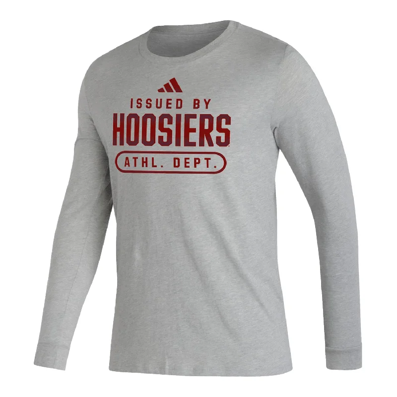 Sheer Women T Shirt for a Stylish and Alluring LookIndiana Hoosiers Adidas Locker Issued By Long Sleeve Grey T-Shirt