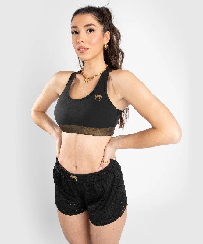 V - Neck Women T Shirt to Enhance the NecklineVenum Lightning Sport Bra - Black/Gold