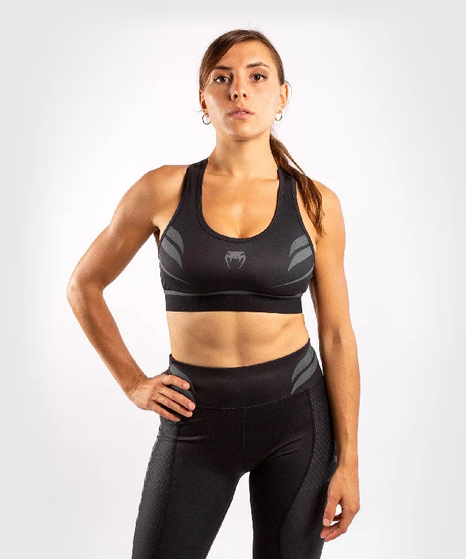 Sheer Women T Shirt for a Stylish and Alluring LookVenum ONE FC Impact Sport Bra - Black/Black