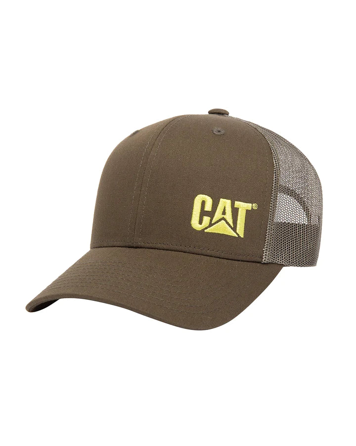 Cat X Richardson 112 Trucker Hat - Army Moss Bio Lime