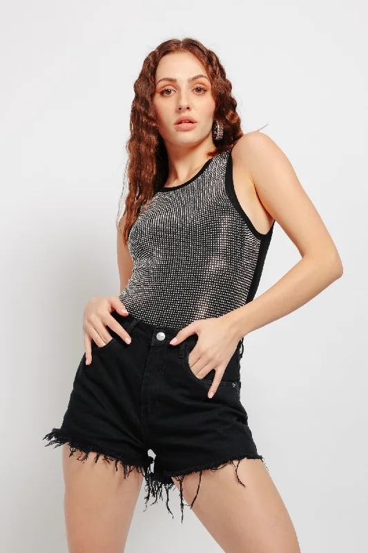 Stretchable Women Shorts for Maximum MobilityClassic Black Shorts