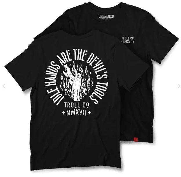 Devil's Hand SS Tee - Black