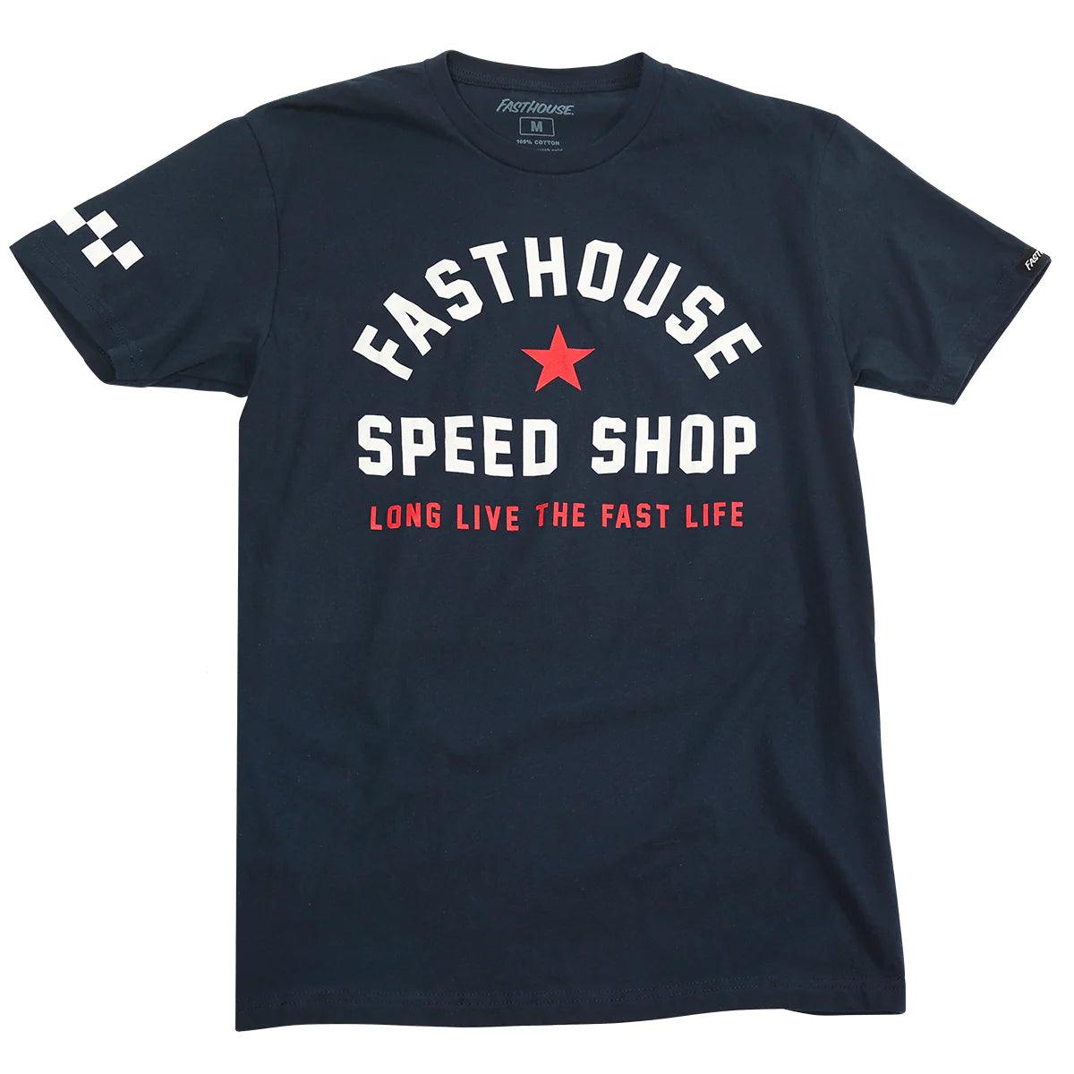 Fast Life SS Tee - Navy