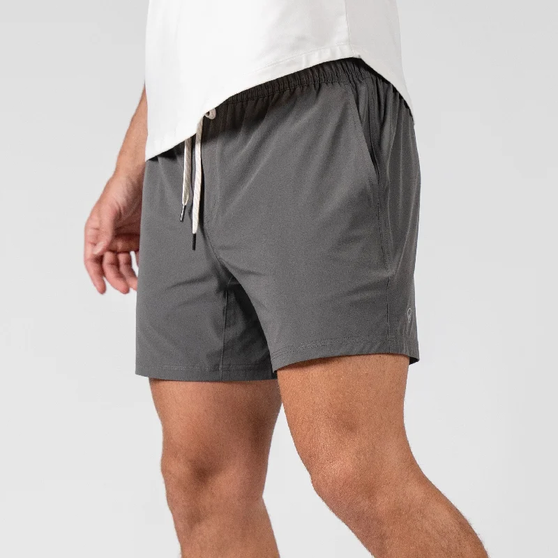 Linen Women Shorts for Breathable Comfort in Hot WeatherFlow 2.0 Mod Short (Athletic) - Charcoal 5.5" & 7"