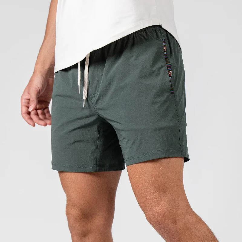 Ruffled Hem Women Shorts to Add a Feminine TouchFlow 2.0 Short (Athletic) - Steel 5.5" & 7"