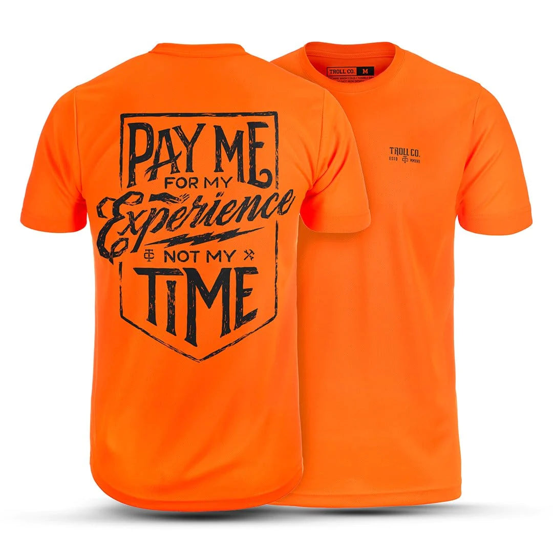 Pay Me S/S Tee - Bright Orange