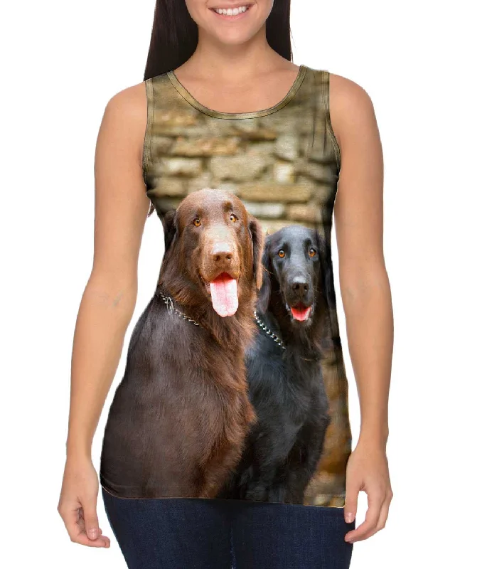 Halter Neck Women's Modal Blend Tank Tops for ComfortLabrador Friends