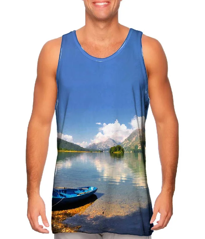 High - Neck Women's Silk Blend Tank Tops for a Luxurious FeelLake Sil Switzerland