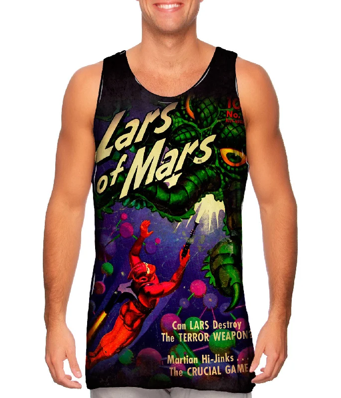 Halter Neck Women's Modal Blend Tank Tops for ComfortLars of Mars Comic Retro