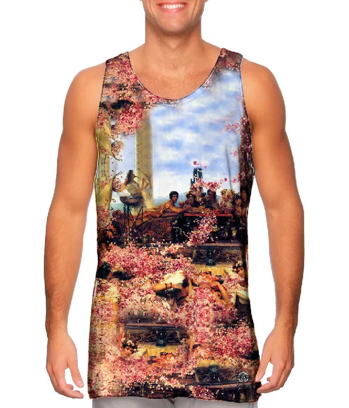 Plus Size Women's Glitter - Trimmed Tank Tops for Party NightsLawrence Alma Tadema - "The Roses Of Heliogabalus"