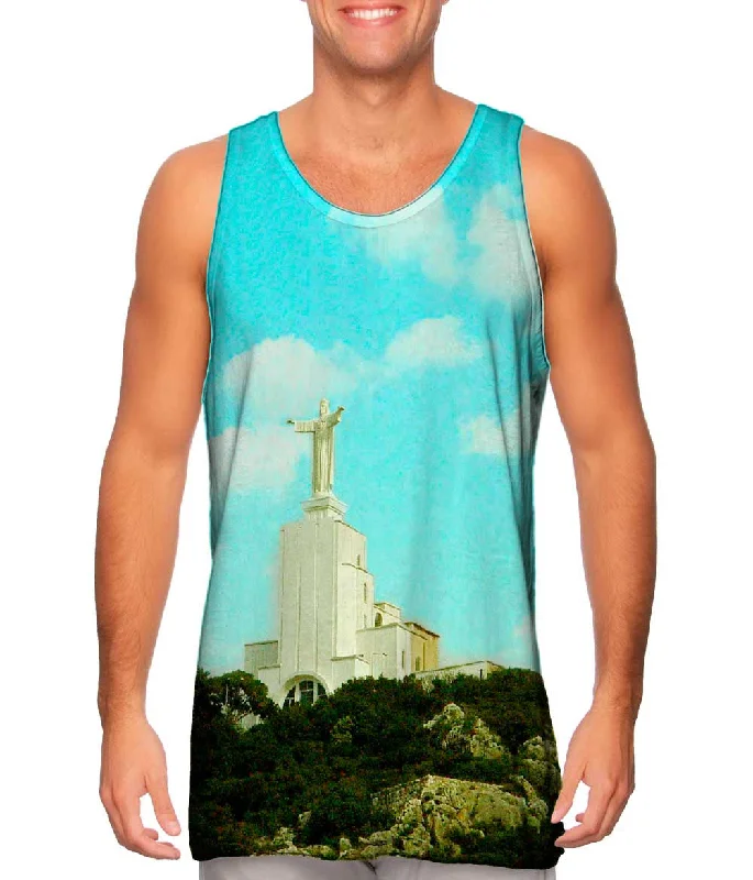 Plunge Neck Women's Seamless Tank Tops for a Smooth FitLebanon Christ The King Statue