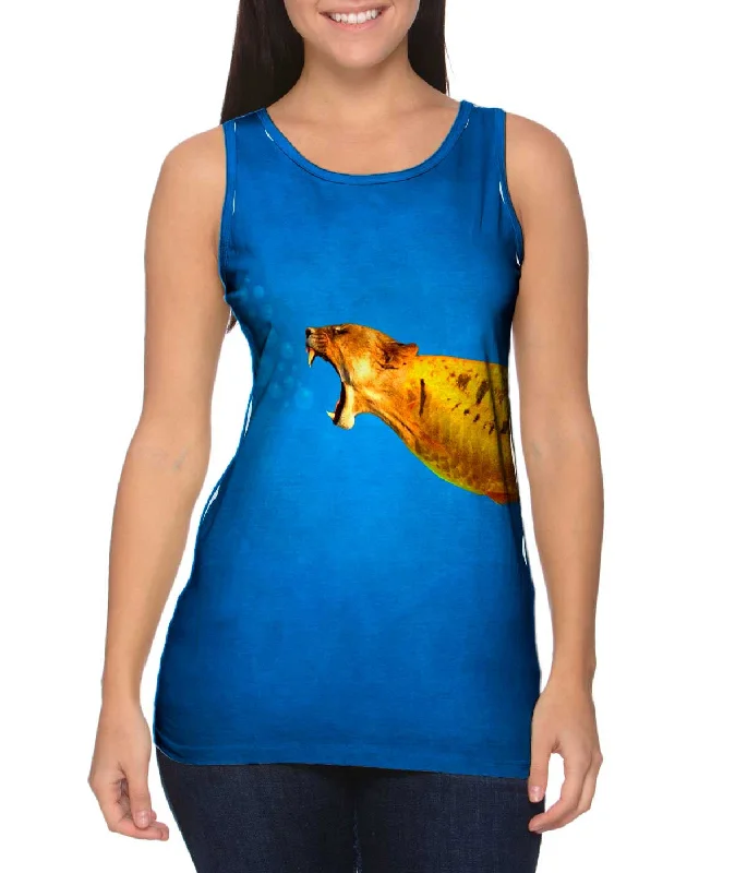 Women's Sleeveless Ribbed Tank Tops for a Trendy LookLion Fish