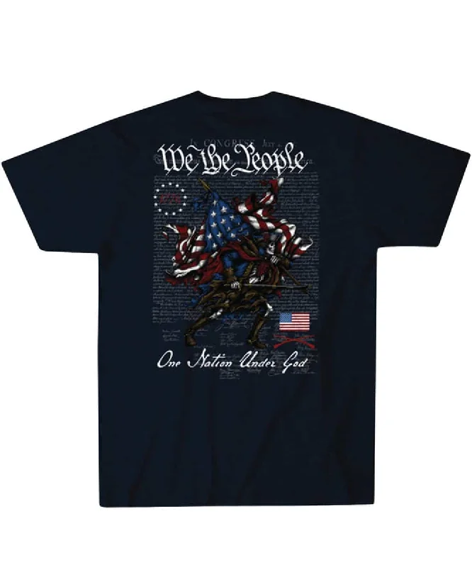 Nation Under God S/S Tee, Navy