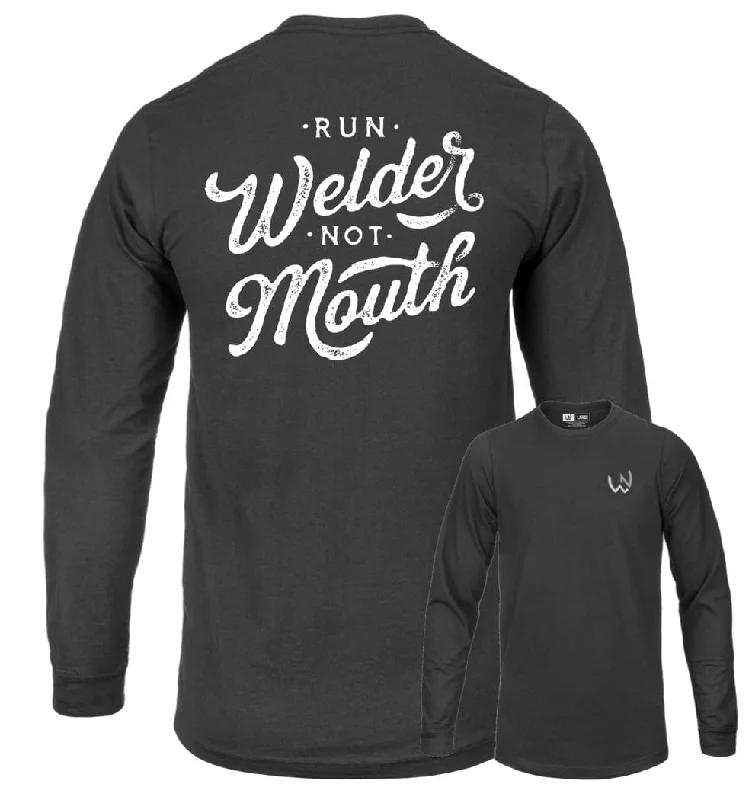 WN Shutit Long Sleeve Tee, Black