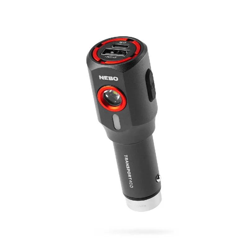 Transport 400 2-in-1 Car Charger & Flashlight