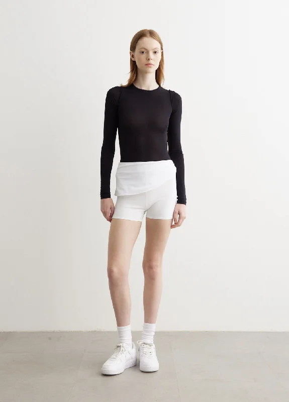 Linen Women Shorts for Breathable Comfort in Hot Weatherx Jacquemus NRG Layered Shorts