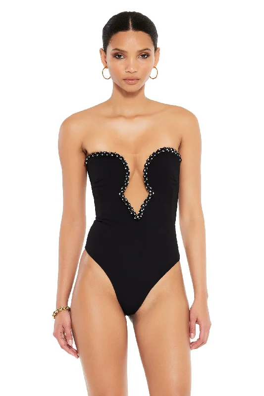 Cut - Out Bodysuits for a Trendy and Fashion - Forward StyleAdorn Bodysuit