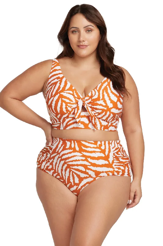 Plus - size bikini with full - coverage options for comfort and confidenceAlabastron Botticelli High Waist Swim Pant - Final Sale