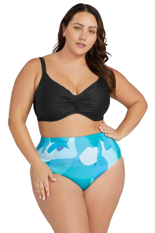 Convertible bikini that can be worn in multiple styles for versatilityNatare Fly Turner Chlorine Resistant High Waist Swim Pant