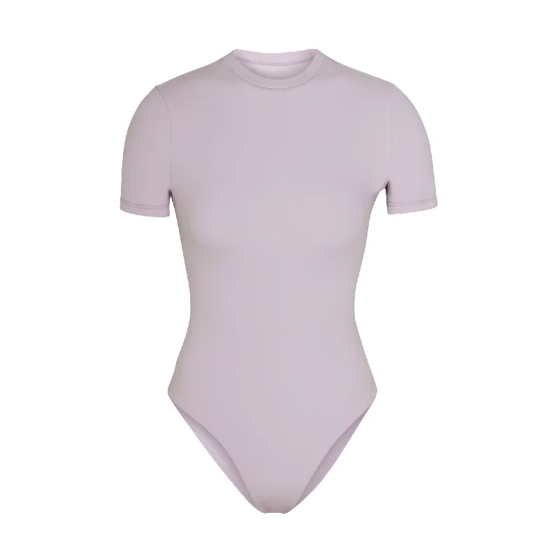 Convertible Straps Bodysuits for Multiple Styling OptionsFITS EVERYBODY T-SHIRT BODYSUIT | IRIS MICA