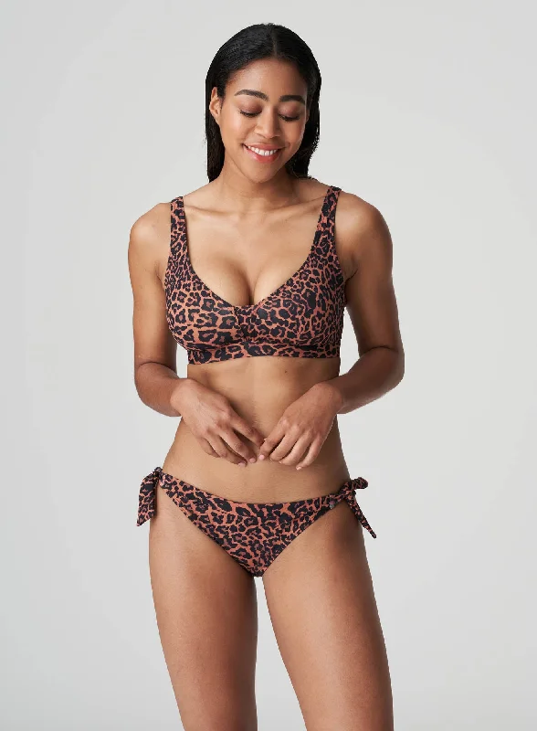 Tropical - themed bikini for a vacation - ready beach outfitPrima Donna Swimwear: Holiday Bikini Brief Chocolate