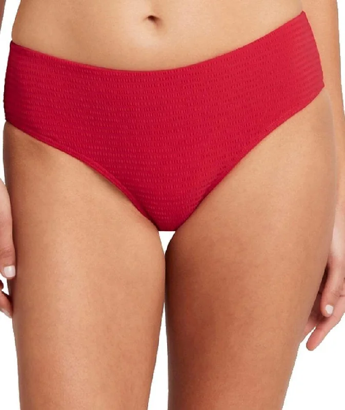 Maternity bikini for expecting mothers to enjoy the beach comfortablySea Level Messina Mid Bikini Brief - Red